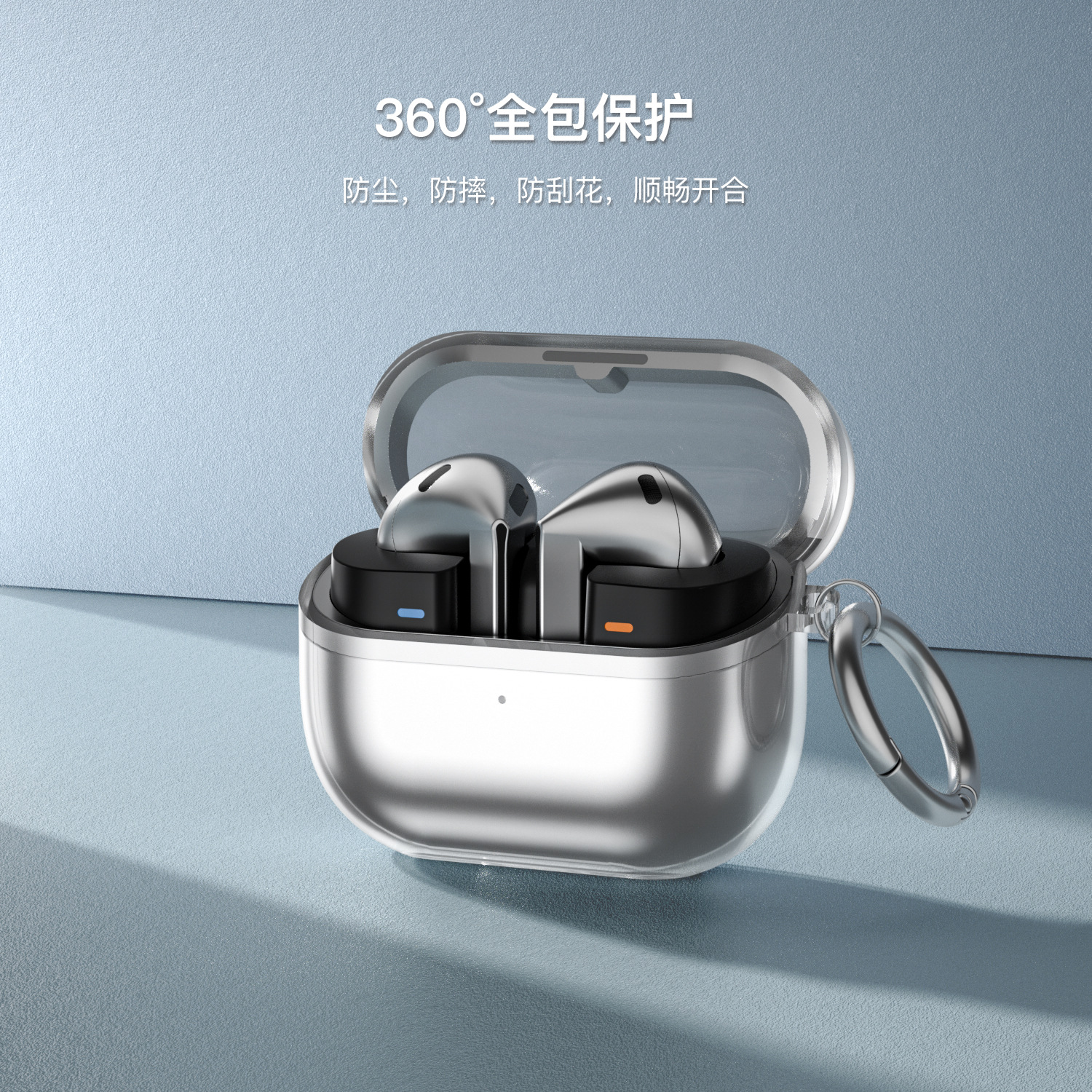 New transparent earphone case for Samsung Galaxy Buds3 pro: Galaxy Buds3 headphone case details Picture
