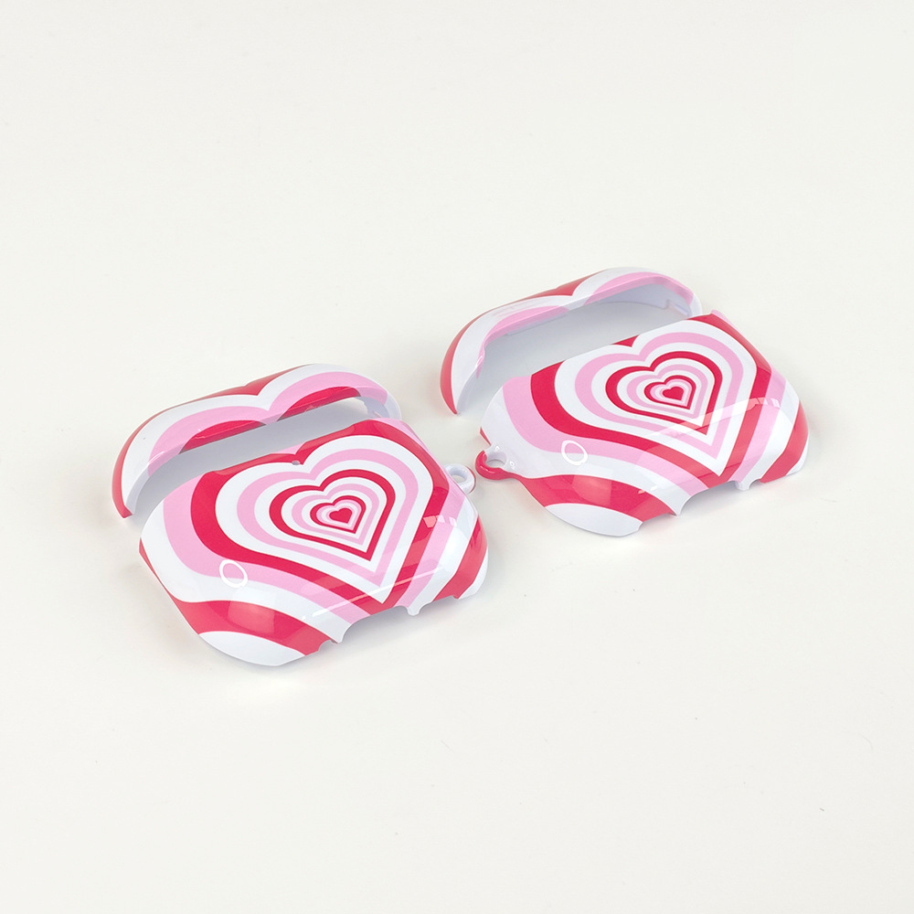 Coated shell Bluetooth earphone shell AIRIPods PRO 1/2/3 generation earphone case heat transfer printing earphone shell material wholesale Specification drawing