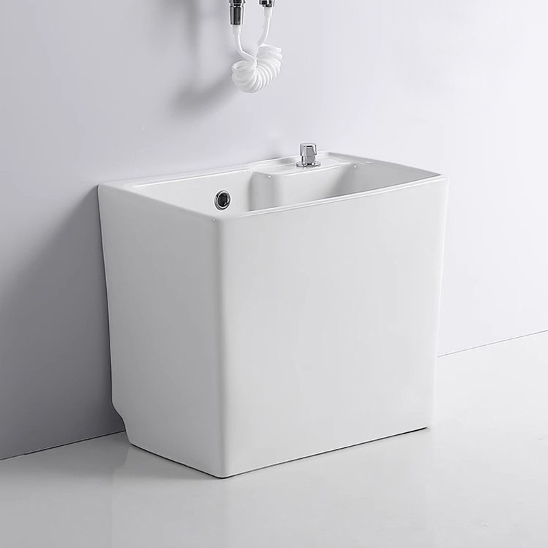 Ceramic mop basin, home decoration project, mop sink, countertop, drainage mop sink, balcony floor mop basin, Meijia Sanitary Ware 311 Specification drawing