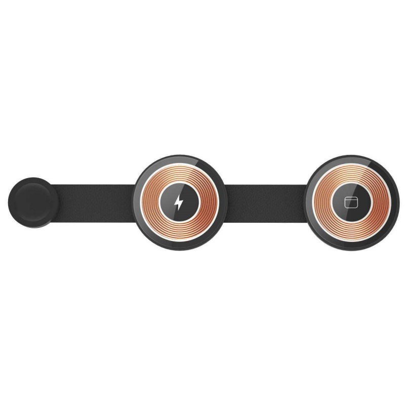 The three-in-one magnetic wireless charger base is suitable for wireless charging of Apple watches and foldable wireless fast charging of mobile phones Item Picture