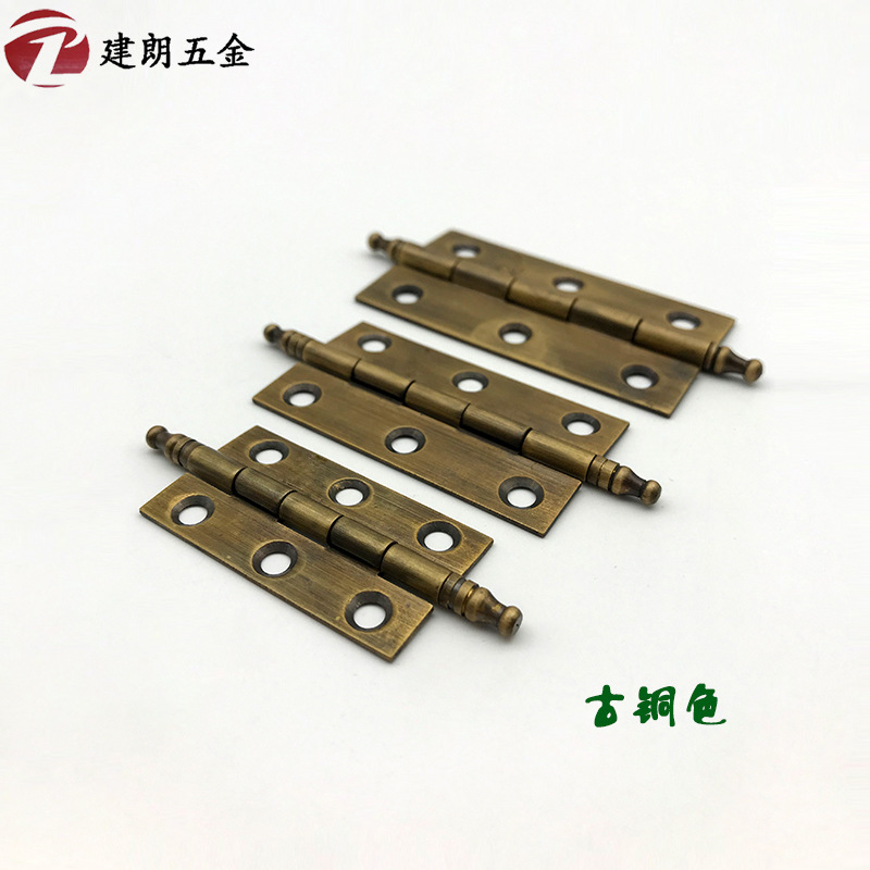 2-inch, 2.5-inch, 3-inch pure copper crown head small hinges, mini hinges, furniture cabinet door small hinges, hinges Application Scenario
