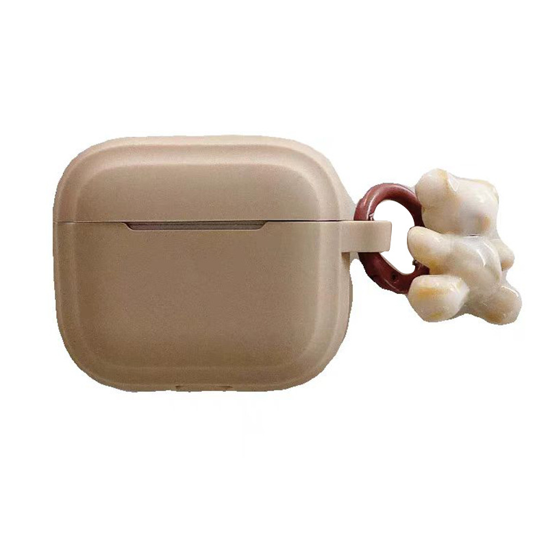 Silicone Bear is suitable for Apple AirPods 123rd generation Bluetooth earphone case Pro2 earphone case soft shell Item Picture