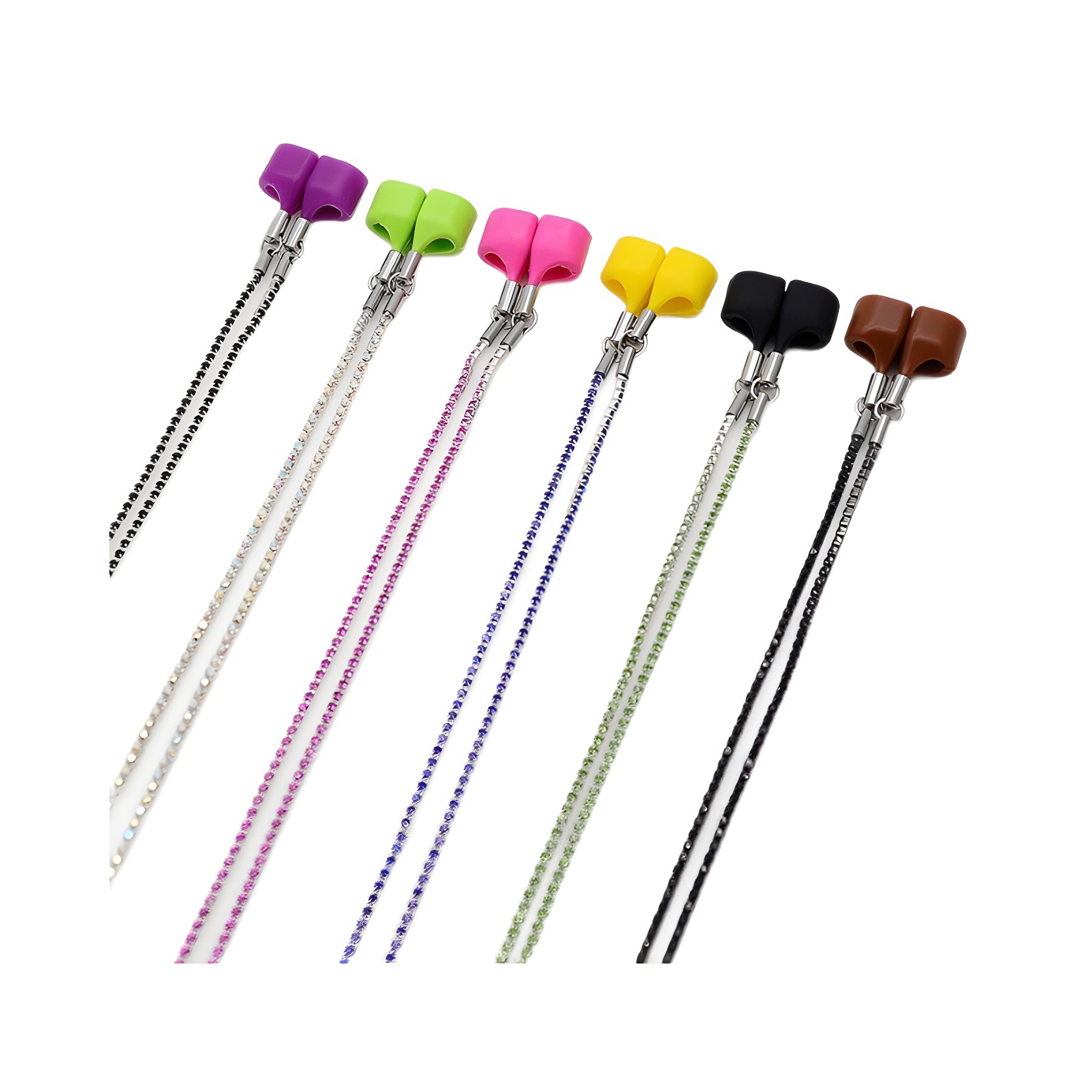 Airpods Pro 234 magnetic anti-drop rope wireless Bluetooth headphones Silicone lanyard anti-drop rope, a must-have anti-drop tool Item Picture