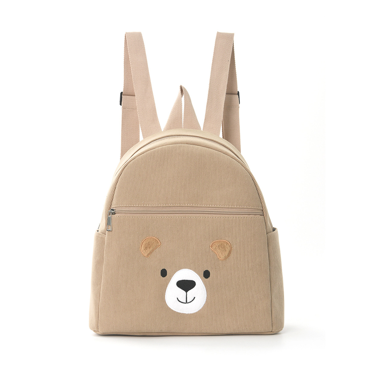 Feihong Cross-border Corduroy Backpack, student casual cartoon schoolbag, large capacity, fashionable and cute children's backpack Application Scenario