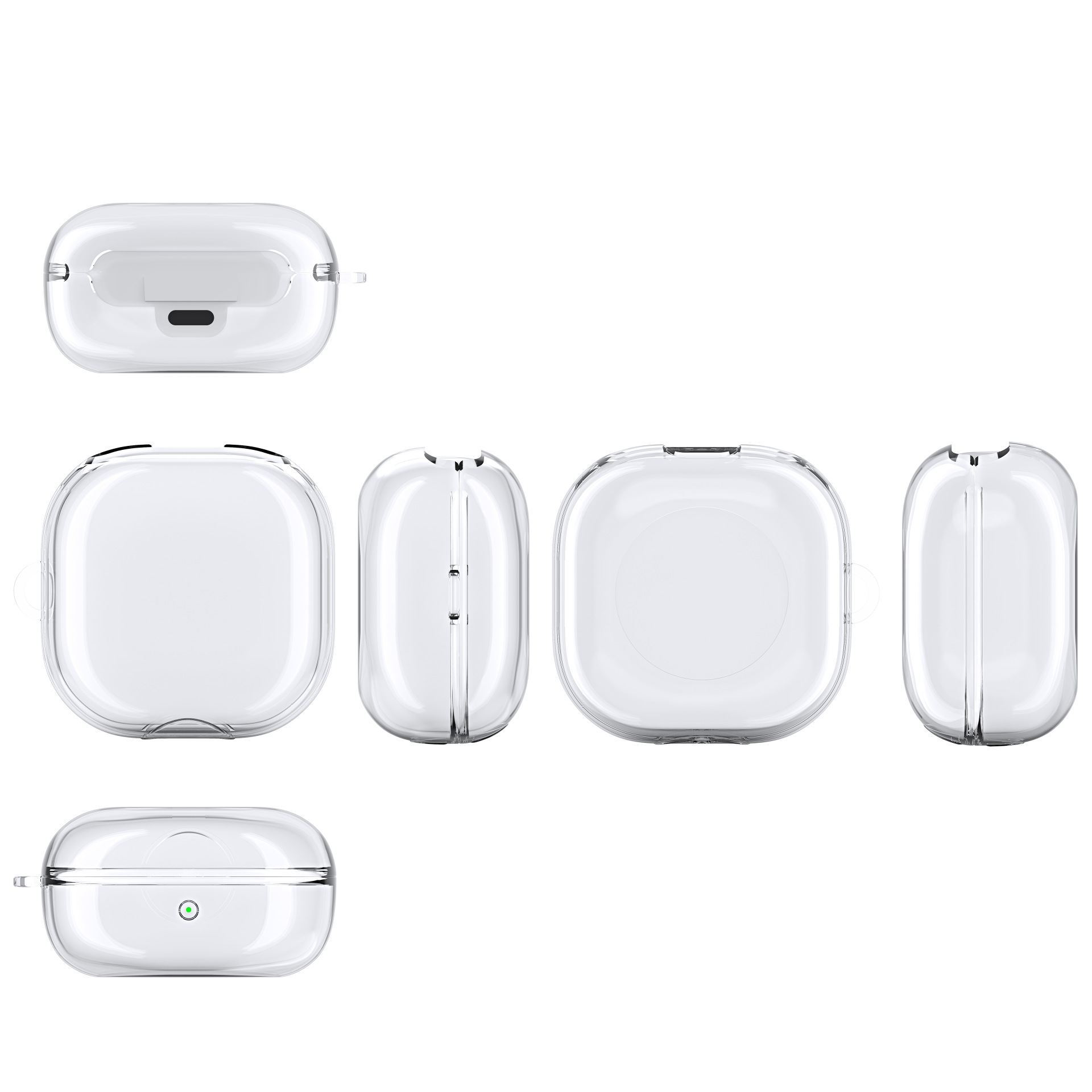 Samsung galaxy buds 2 pro Earphone Case live Transparent TPU Wireless Bluetooth Earphone Case Item Picture