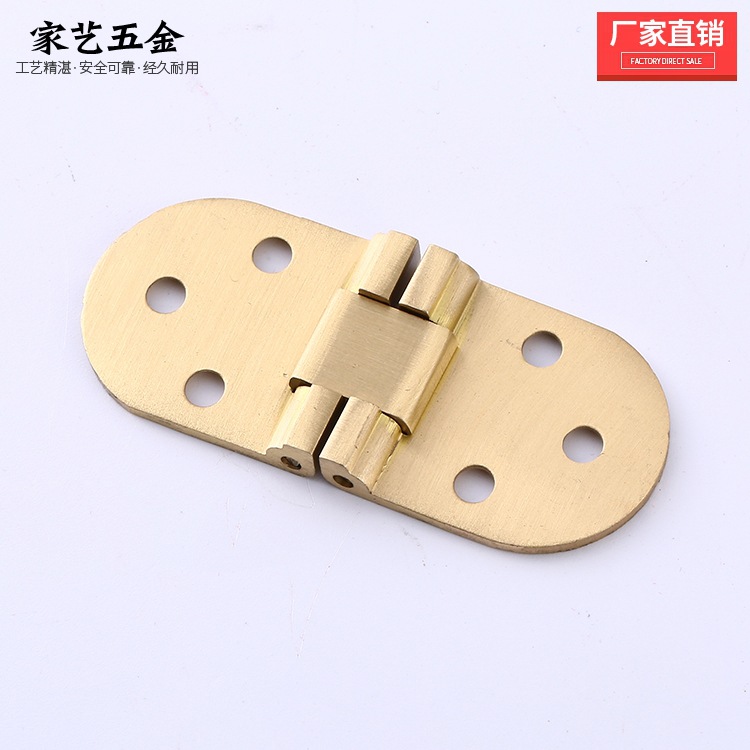 Brass flap hinges, 90-degree flat hinges, round table top hinges, cabinet door hidden copper hinges Application Scenario