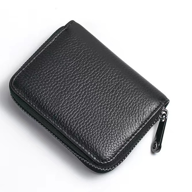 This is a compact and anti-theft card case for women, featuring multiple card slots and a large capacity. It is a driver's license holder with multiple card slots and a one-piece card bag for men Item Picture