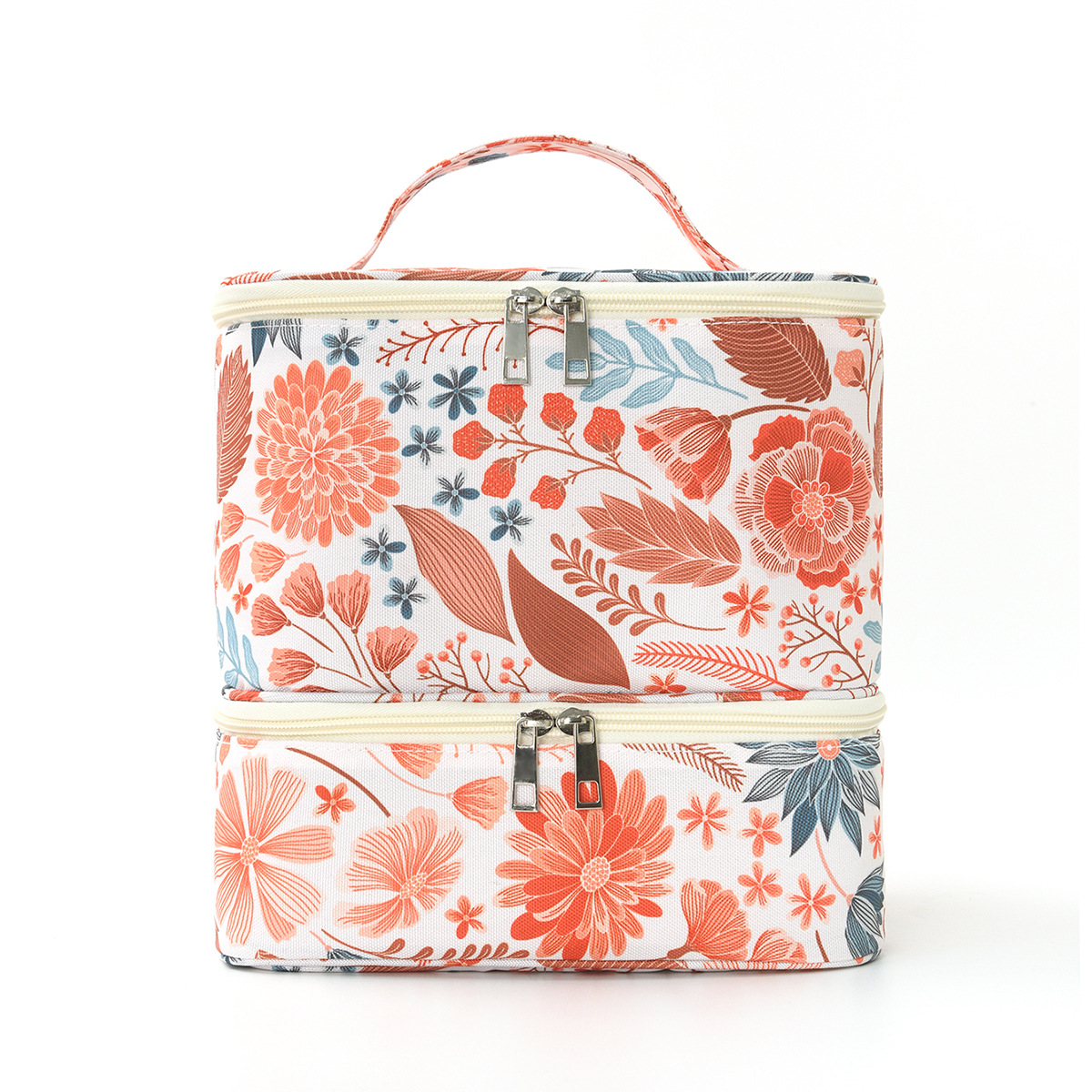 Feihong Cross-border's new nail polish makeup bag, large-capacity casual toiletries bag, high appearance level, double-layer portable storage bag full figure