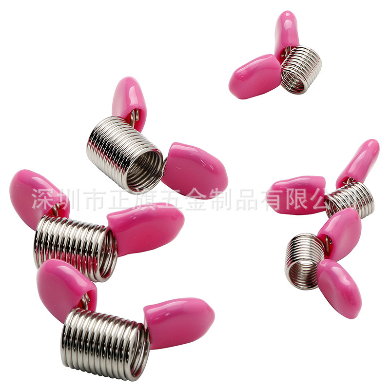 Handmade DIY small tools with perforated colored plastic beads, stopball springs, string stopball springs, stopball rope clamping springs are in stock Application Scenario