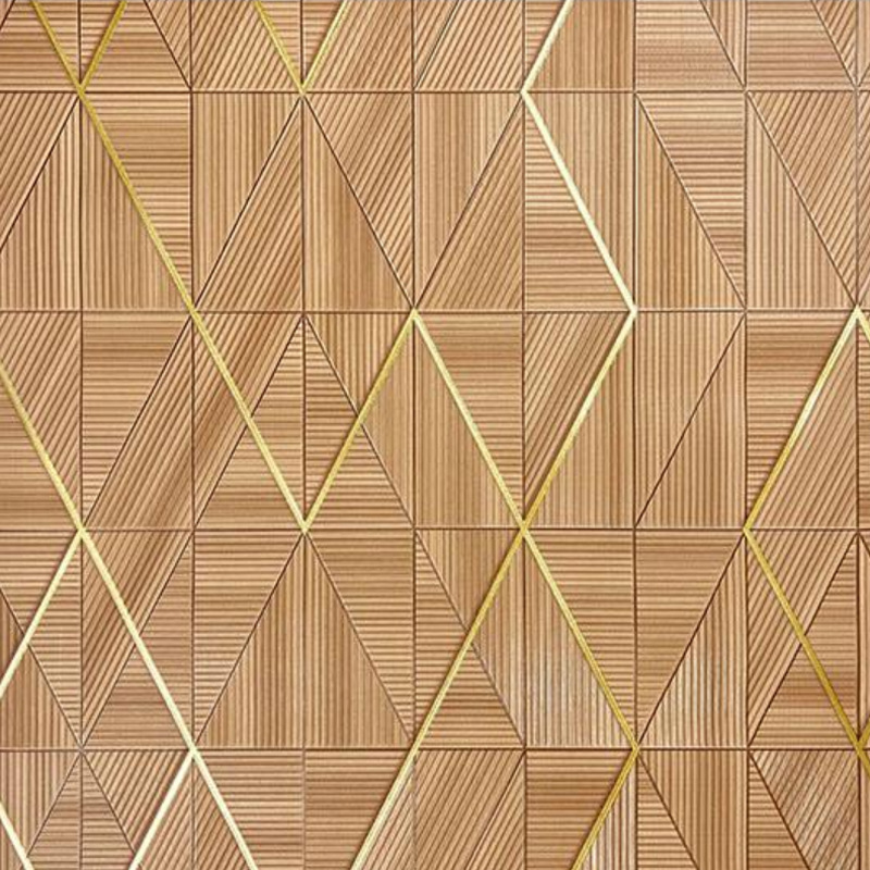 Modern simple striped wallpaper, waterproof and non-self-adhesive, living room, hotel and guesthouse wall decoration wallpaper manufacturer wholesale full figure