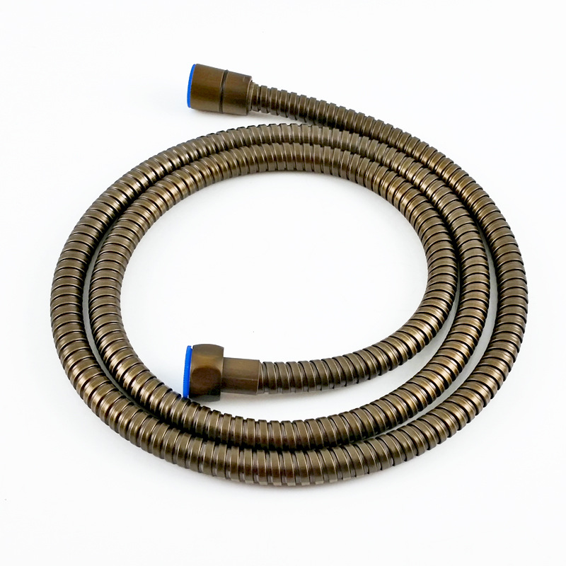 Faucet, showerhead hose, stainless steel hand-held water inlet pipe, shower hose, gold/chrome Annest details Picture