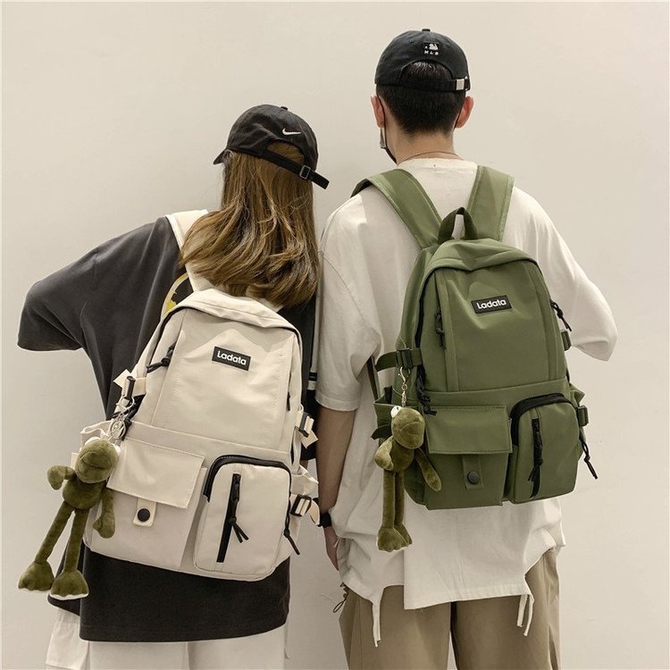 New Korean version of junior high school student schoolbag, Harajuku ulzzang school style backpack, computer backpack wholesale LOGO full figure