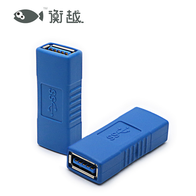 Hengyue USB3.0 A Female to A female Adapter Double female extension Head adapter Factory Direct sales Specification drawing