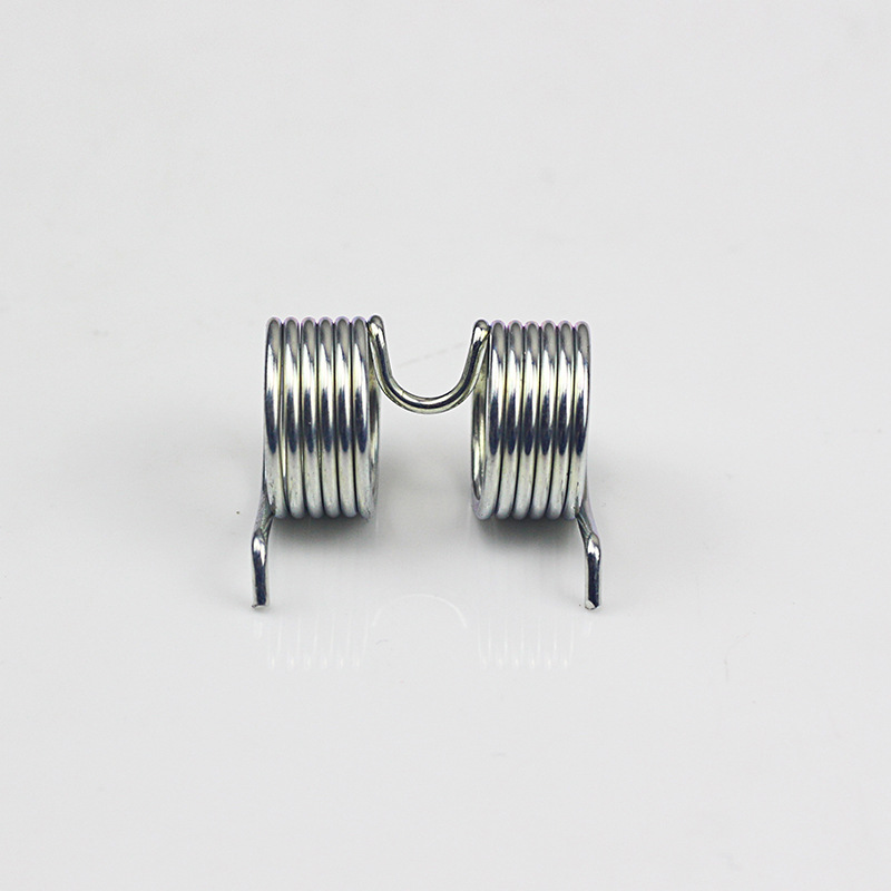 Factory direct sales of various stainless steel double torsion spring locks, springs, torsion springs, toy clips, and torsion spring processing Specification drawing