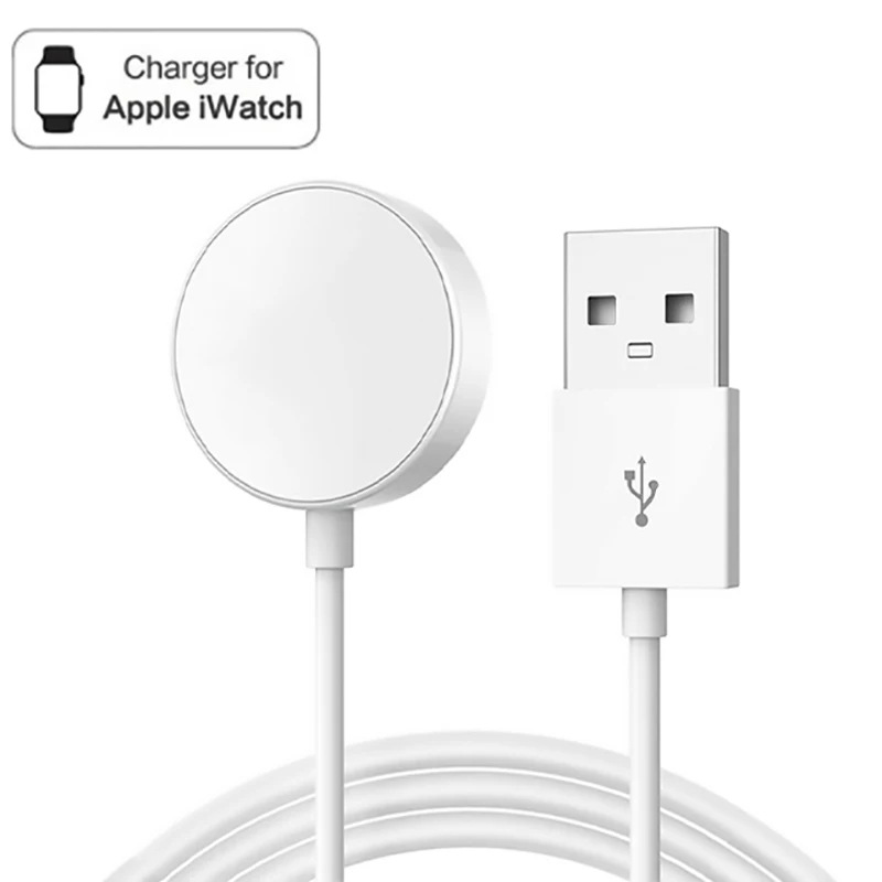 Wireless magnetic charging for watches is suitable for the original Apple watch with a built-in cable for fast charging of portable digital devices Specification drawing