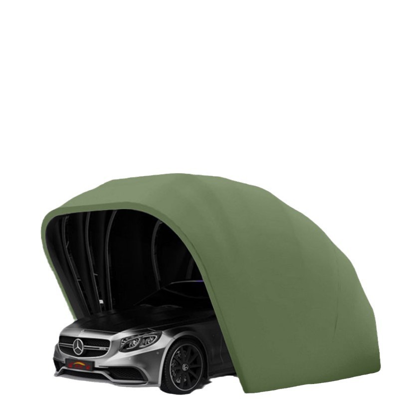 5.5-meter semi-automatic and fully automatic mobile garage, anti-sun exposure folding and retractable carport, car parking shed, sunshade Application Scenario
