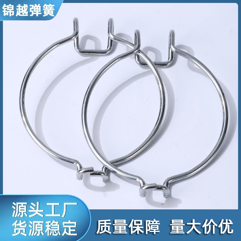 Factory direct sales and processing of special-shaped springs, 304 stainless steel wire bent parts, small handle compression springs full figure