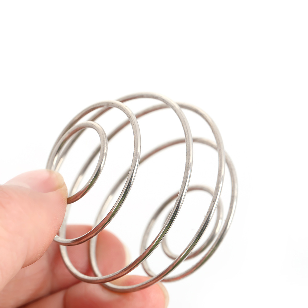 Special-shaped spring spherical stainless steel fitness sports water cup stirring balls, multi-specification spring ball manufacturer supplies Item Picture