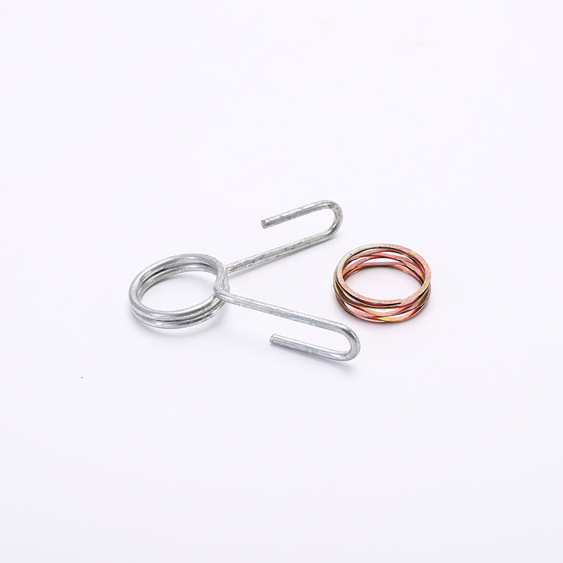 Spring clip barbell retaining spring, special-shaped spring fastening, spring ring clamp, spring stretching, high-strength anti-slip details Picture