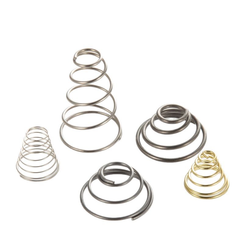 Irregular tower-shaped springs, conical compression springs, small toys, electrical appliances, helical springs, compression small towers, spring clips, bending Item Picture