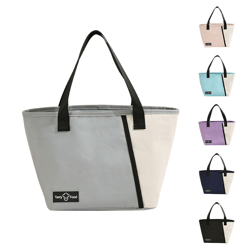 Runhui Dopamine Commuter Meal Bags, fashionable portable bento bags, outdoor picnic bags, Office workers' insulated bags with meals Item Picture