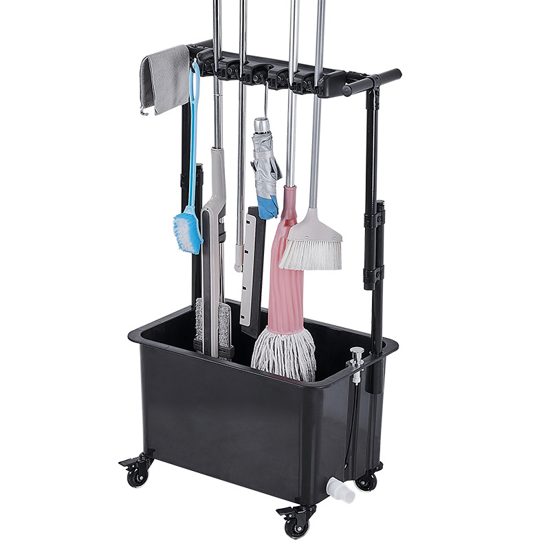 Portable mop pool, high feet, mop basin, mopping cloth, mop pool, sink, sink, school and factory hanging rack Item Picture