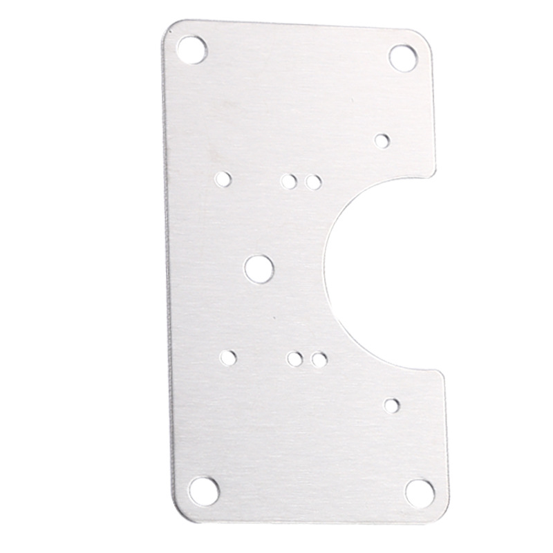 Hinge installation board, cabinet door repair board, repair magic tool, cabinet hinge accessories, thickened stainless steel hinge fixing plate Specification drawing
