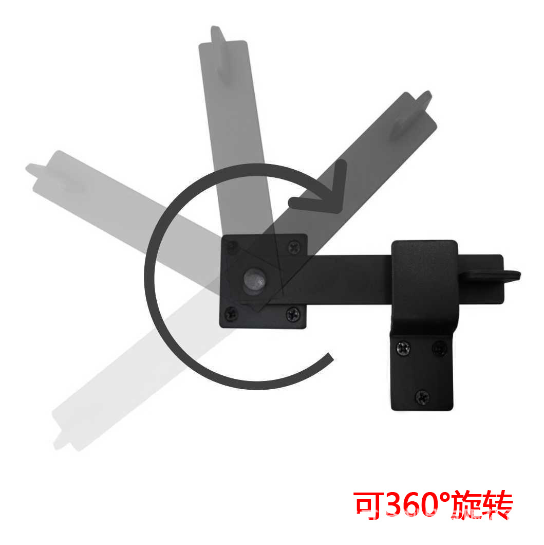 In-stock barn door latch lock, 360-degree rotating solid snap, 5.5-inch sliding door latch fence wooden door lock details Picture