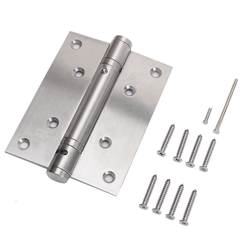 Factory wholesale stainless steel spring hinges, 90-degree positioning hinges, hydraulic buffer, automatic door closing and self-closing hinges Item Picture