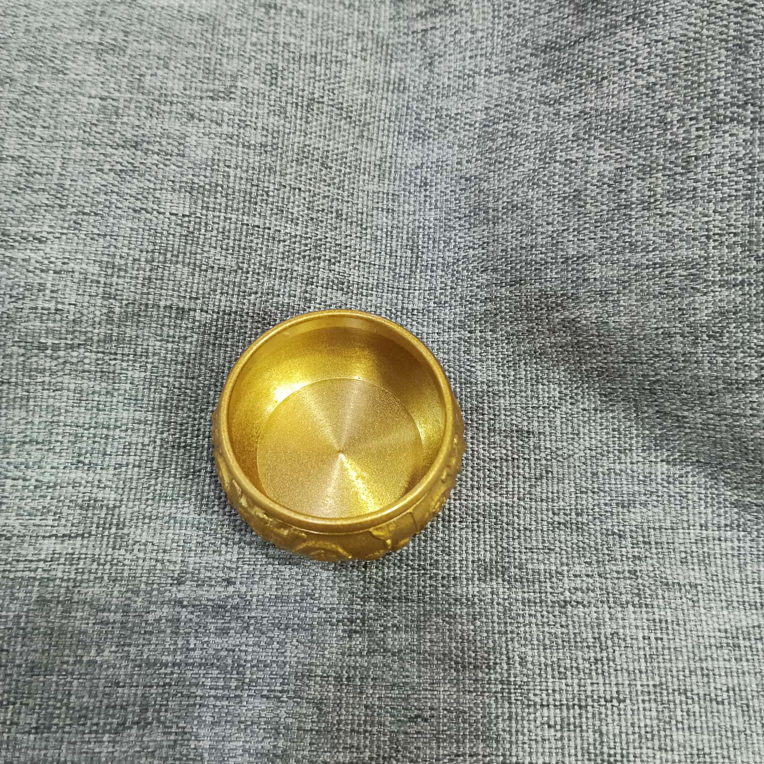 Zhonggong Handicrafts, Gifts, Ornaments, Treasure Basin, Double Fish Gold, small size, 04 cm Specification image