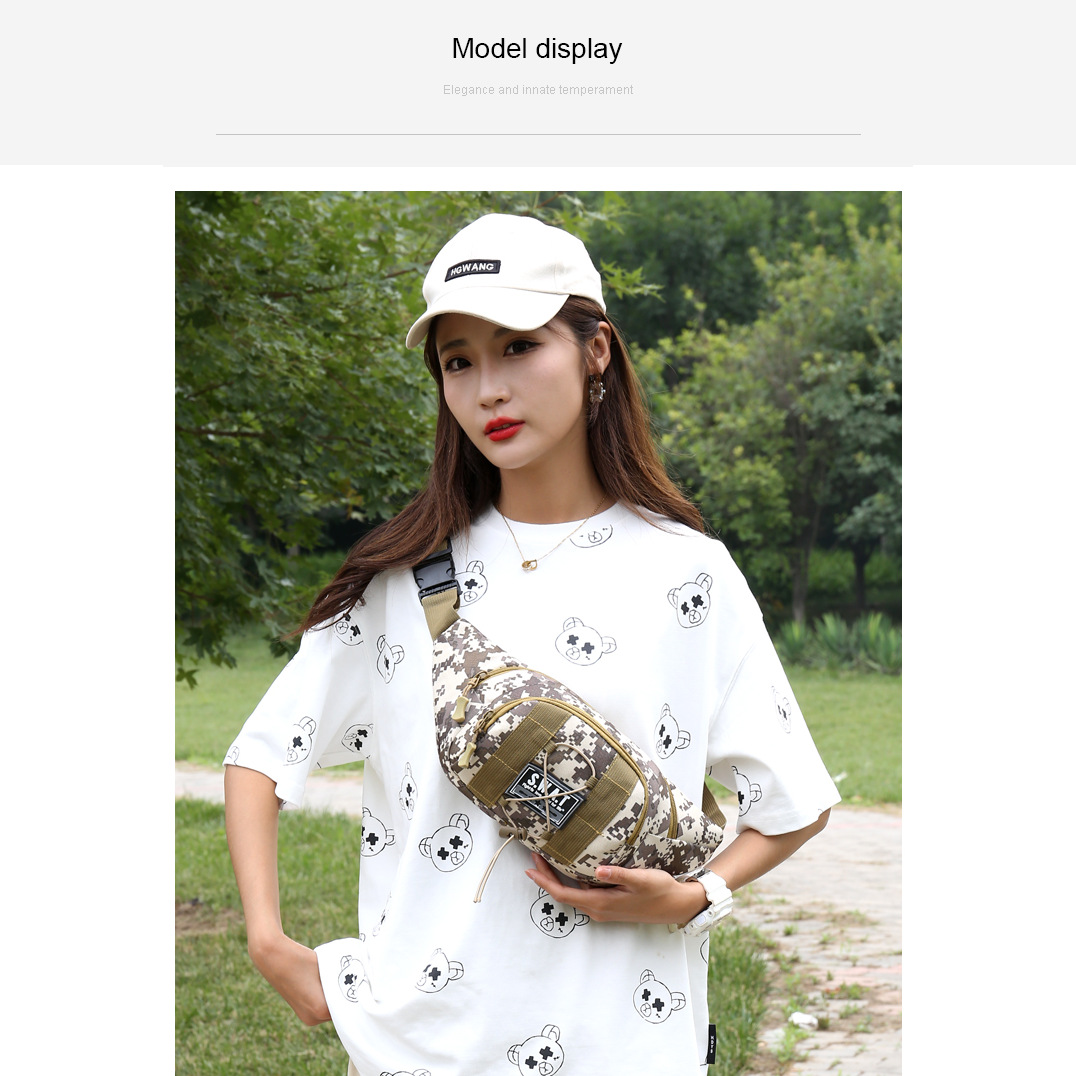New waist bags for men and women, multi-functional waist bags for outdoor sports, crossbody bags, cash register business, mobile phones, coin purses, wholesale Application Scenario