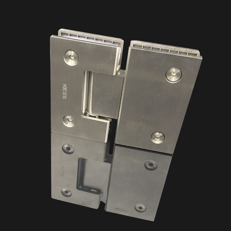 304 stainless steel bathroom clamp, shower room glass hinge, frameless glass door clamp, glass hinge 180 degrees Specification drawing