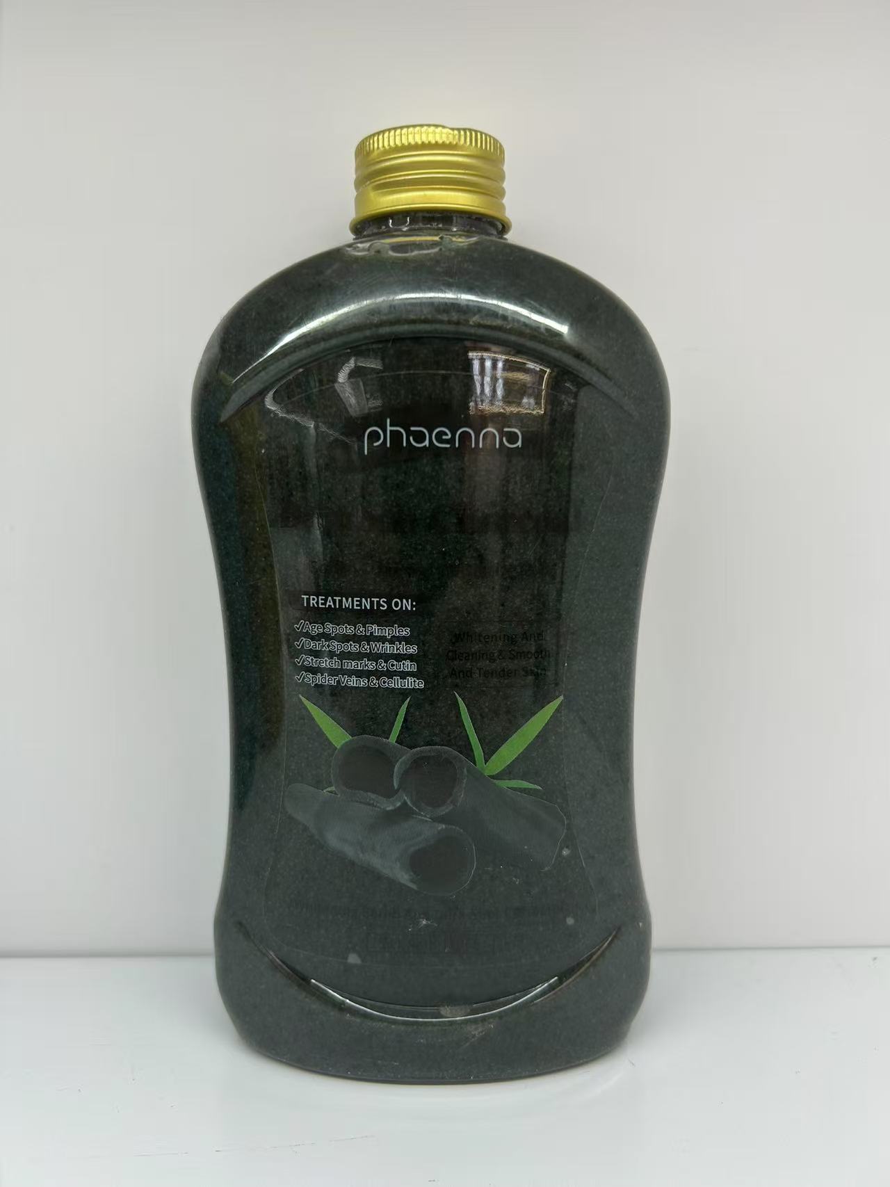 外贸专供 出口专用 磨砂沐浴露  炭黑味