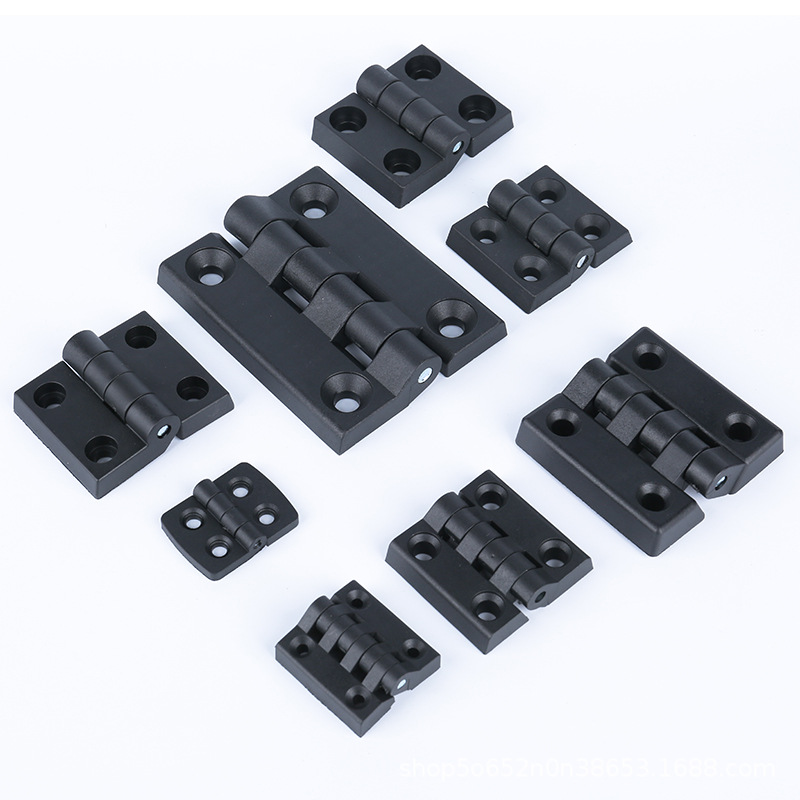 Plastic nylon hinges/aluminum profile hinges, industrial hinges for electrical boxes and cabinets, large quantities in stock, factory direct sales Application Scenario
