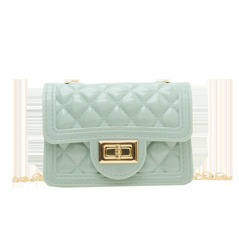 2025 current style jelly bag, women's bag, pvc bag, single-shoulder bag, chain bag, crossbody bag Item Picture