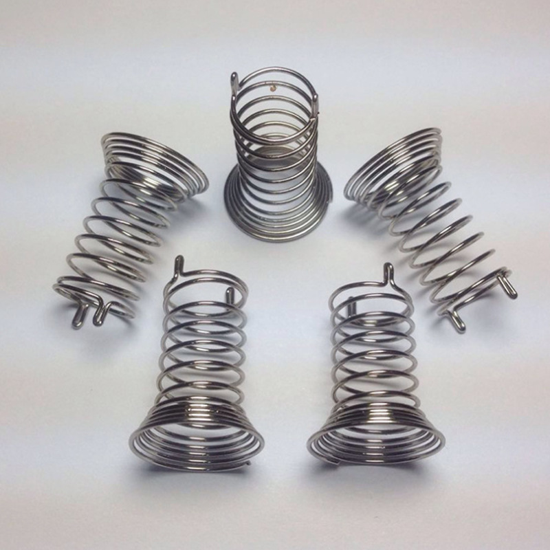 The small-diameter metal variable diameter alloy mechanical compression spring with unequal intercept and non-standard telescopic compression spring are durable details Picture