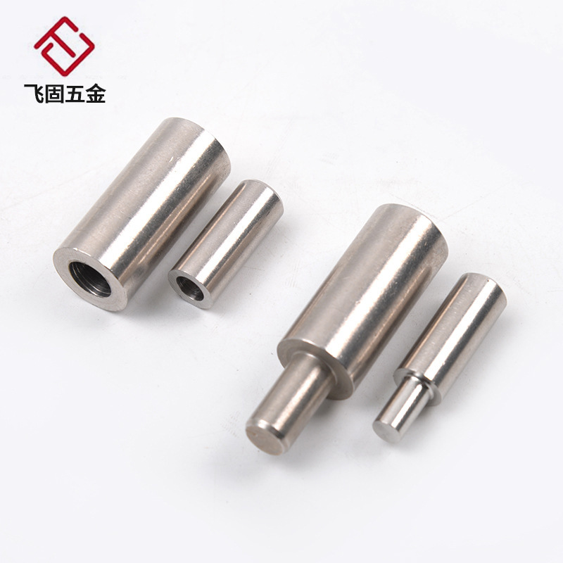 Stainless steel cylindrical hinge hinges 201/304 door shaft explosion hinges welded hinges outer diameter 6/8/10-50 Specification drawing