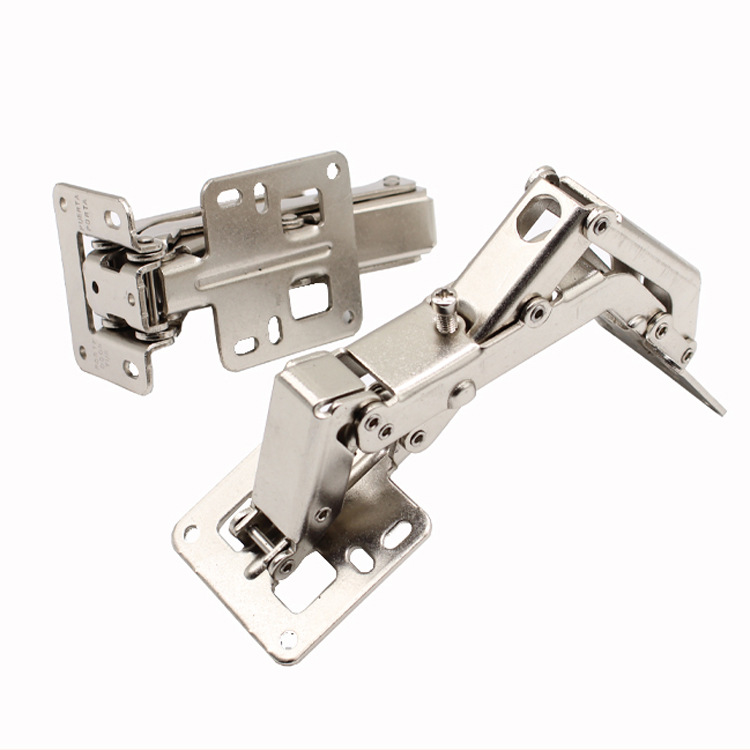 No slotting, exposed 180-degree buffer hinge, no opening, thick door panel, large-angle hinge, thickened bridge-shaped hinge Item Picture