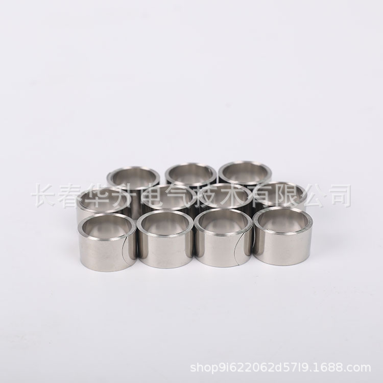 Constant force spring cable accessories, non-magnetic constant force coil spring, stainless steel strip, power cold and heat shrinkable accessories, cable spring Specification drawing