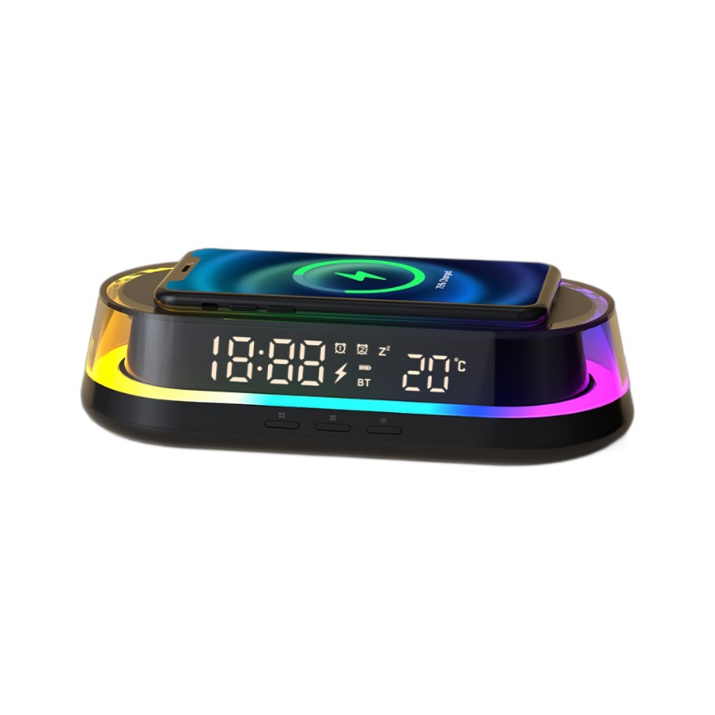 The wireless charger for smart phones is suitable for Apple, Huawei, Xiaomi, fast-charging magnetic night lights, bedroom bedside table lamps Item Picture
