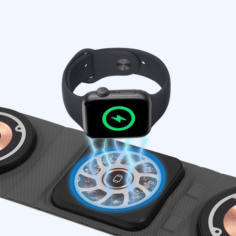 Amazon's best-selling 3-in-1 wireless charger features a fast charging power of 15W and is compatible with flash charging for Apple's multi-protocol series details Picture