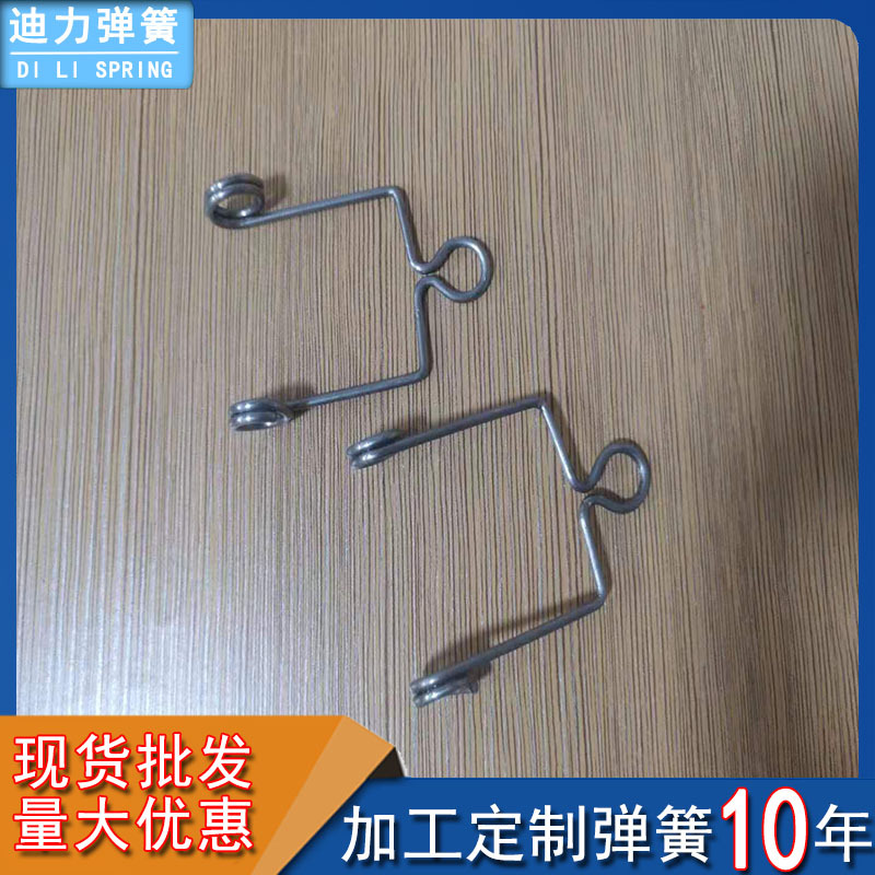 Ningbo Spring Factory offers free shipping for fastening springs, rotating special-shaped springs, and large and small double torsion springs full figure