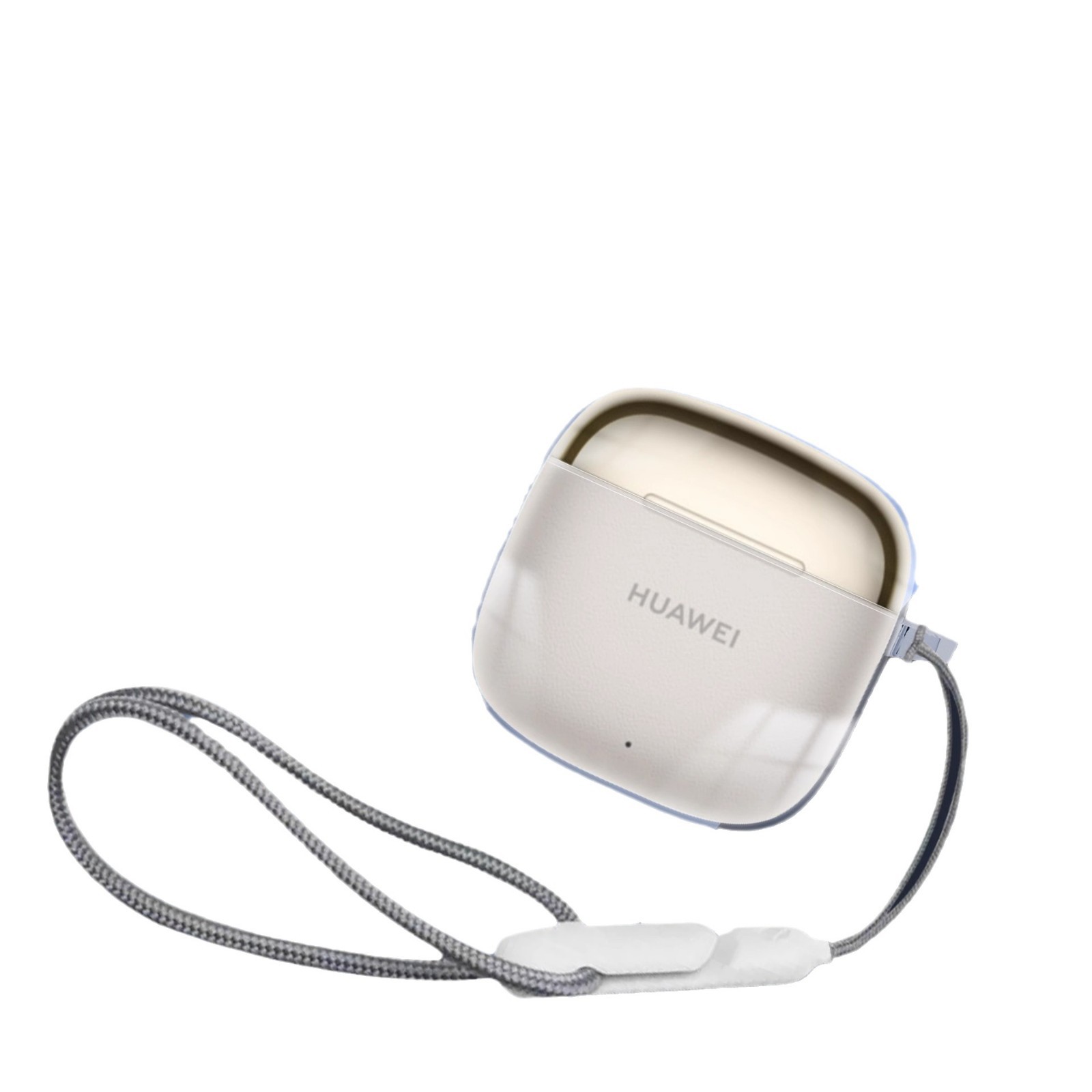 This is a super thin, simple and highly transparent ice crystal soft shell tpu protective case for Huawei FreeBudsSE3 wireless Bluetooth earphones Item Picture