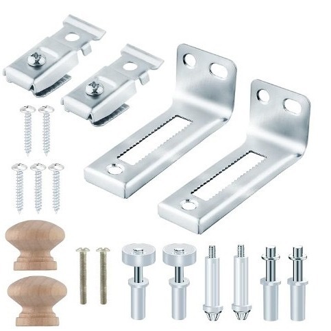 Set A25134 Jiangsu Jiangyin Double Folding Door Hinge Metal Top Pivot Hardware Package Item Picture