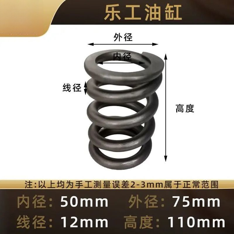 A comprehensive collection of parts for straightening oil cylinder hydraulic return high-elasticity top spring steel bar cutting machine undefined