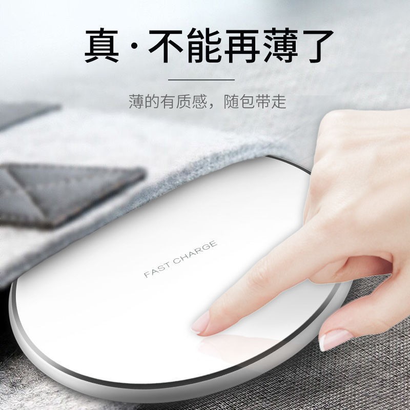 Cross-border wireless charger desktop disc matte metal wireless fast charging mobile phone 15W gift wireless charger wholesale Application Scenario