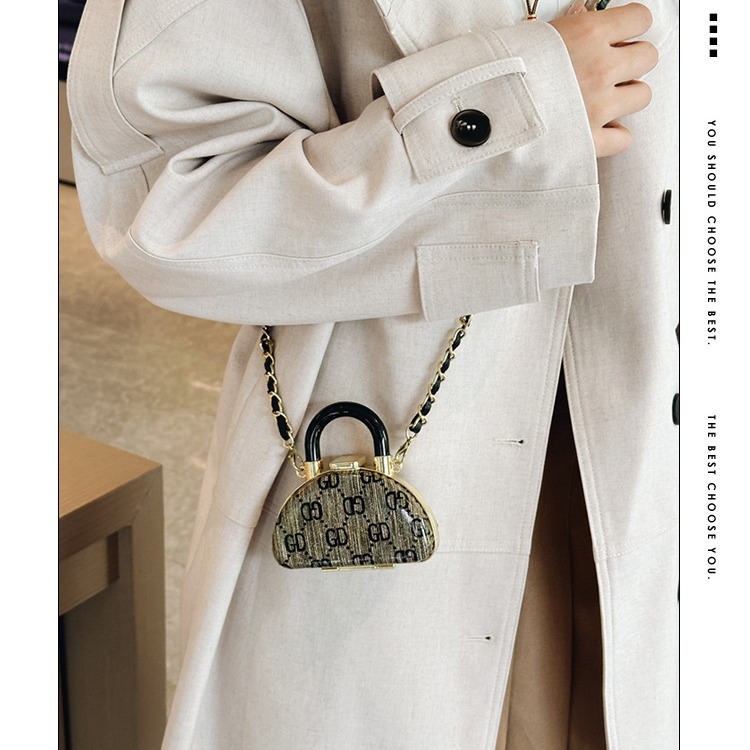 Mini bag, small bag 2025 new cross-border red envelope, coin purse, Xiaoxiang crossbody decorative bag, chain women's bag details Picture