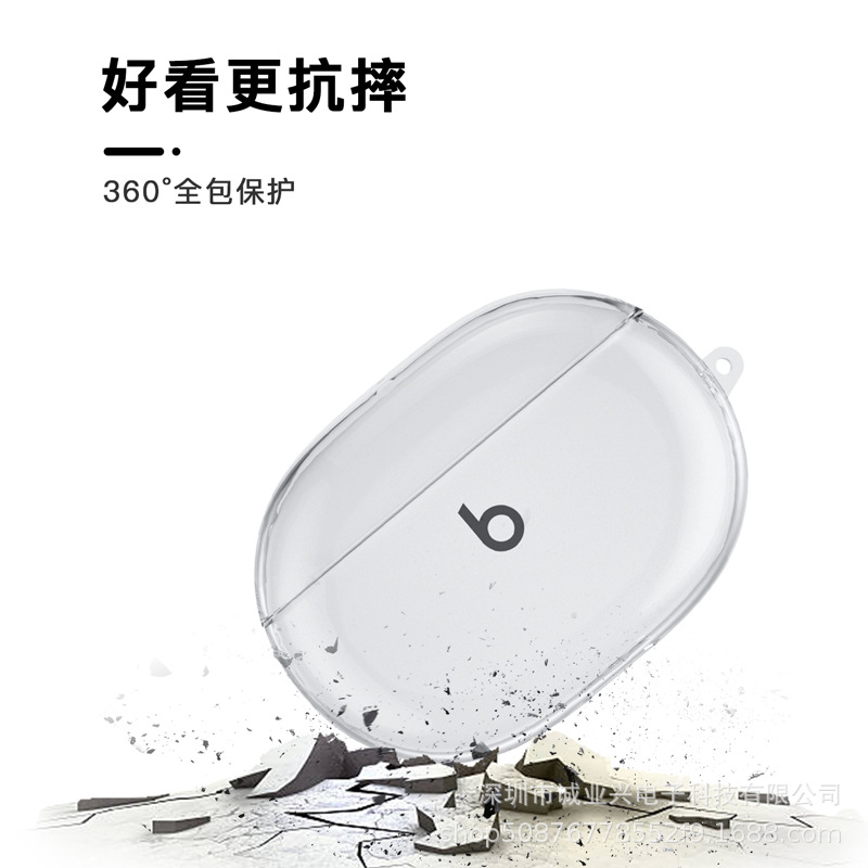 Compatible with Magic Sound Beats Studio Buds+ Case, Apple Bluetooth Beats transparent Earphone case Application Scenario