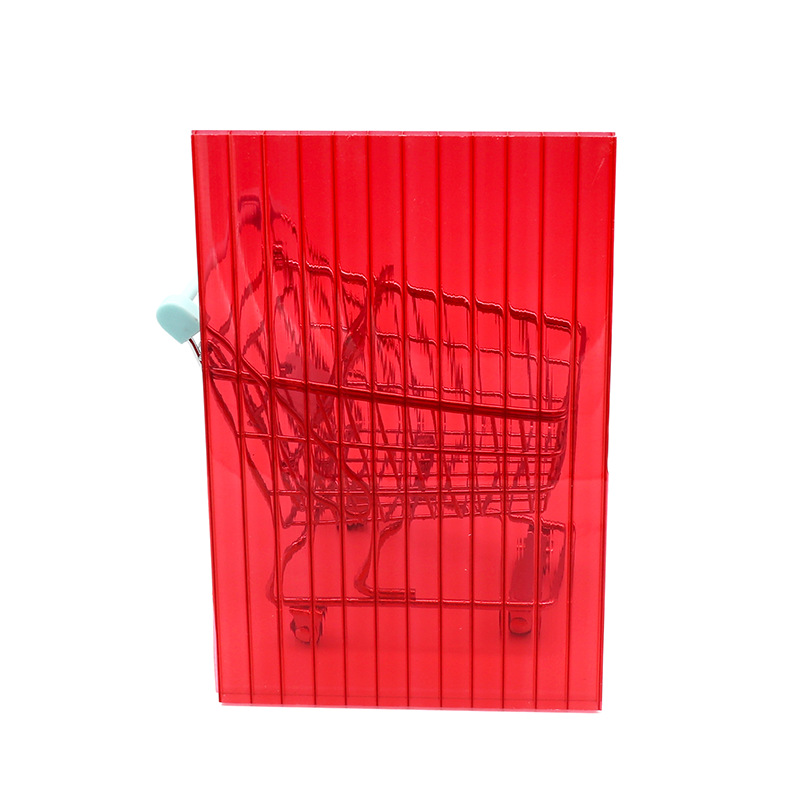 PC polycarbonate sheet, transparent 10mm polycarbonate sheet, canopy, greenhouse, hollow board, polycarbonate ceiling, light-transmitting polycarbonate sheet Specification drawing