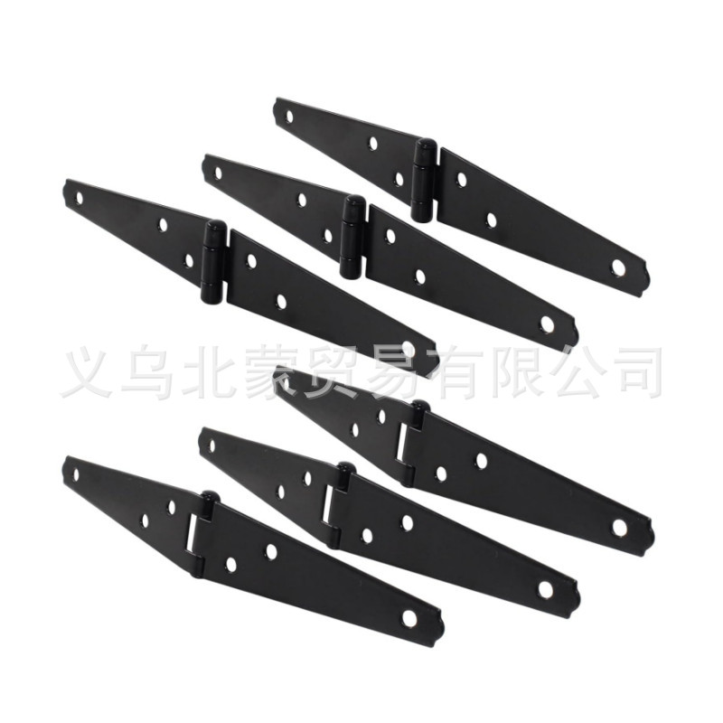 Lightweight straight hinges, straight hinges, Type A hinges, Type A hinges, triangular hinges, doors and Windows, black shed hinges Application Scenario